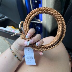 J.Crew Light Brown Braided Belt